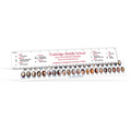 Vinyl Plastic Presidential 12" Ruler (0.15" Thick)